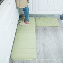 kitchen washable memory foam runner rug sets